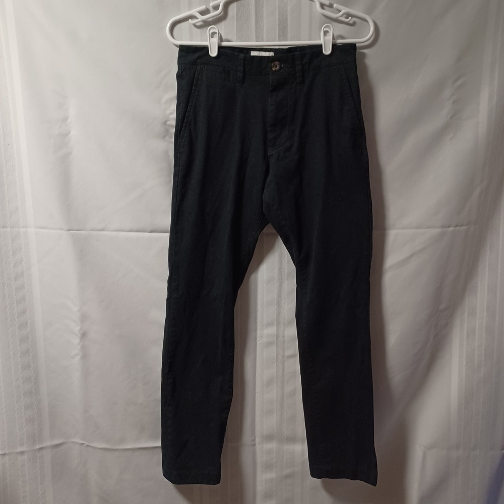 Goodfellow & Co Chino Pants Mens 28x30 Black Hennepin Chino Slim Fit Ebony GFC